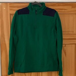 Vineyard Vines green and navy women’s top, medium.